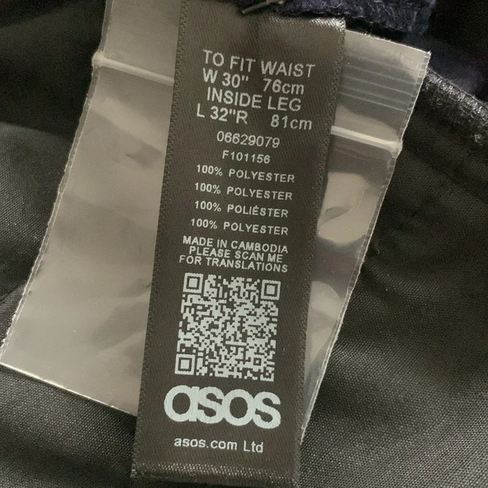 ASOS Men 2pc Blue Velvet Suit Personalized Floral Embroidered Lapel Designer - Picture 15 of 16